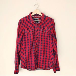 Prana Men’s Plaid Flannel Shirt